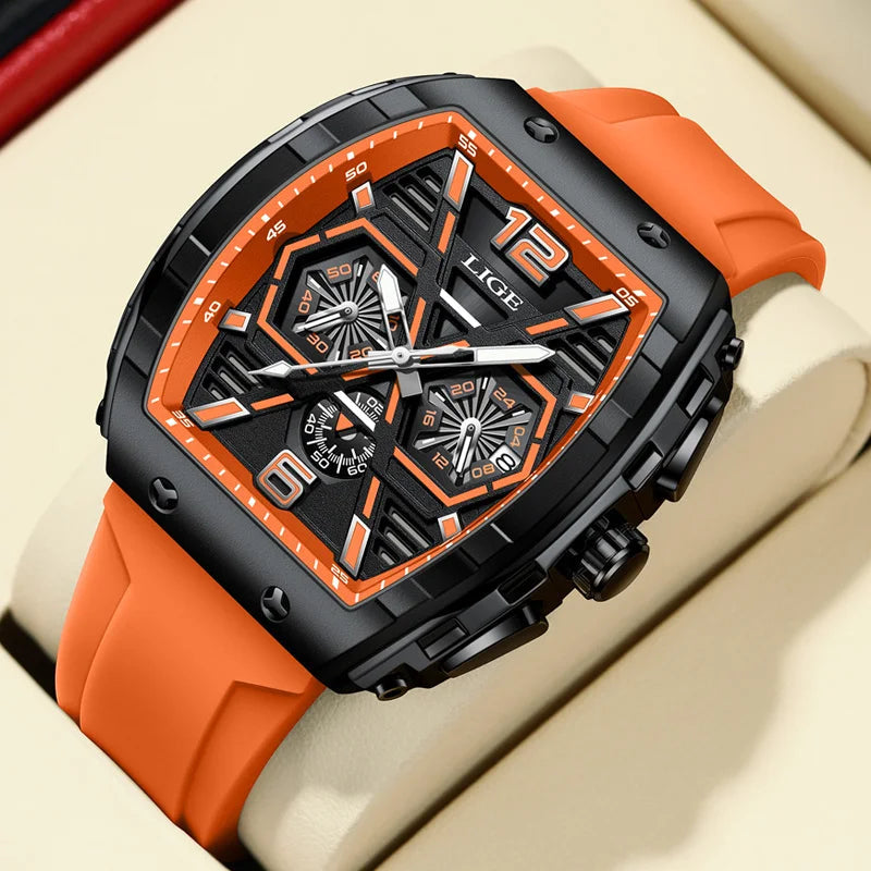 LIGE Men's Stylish Sports Watch