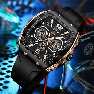 LIGE Men's Stylish Sports Watch