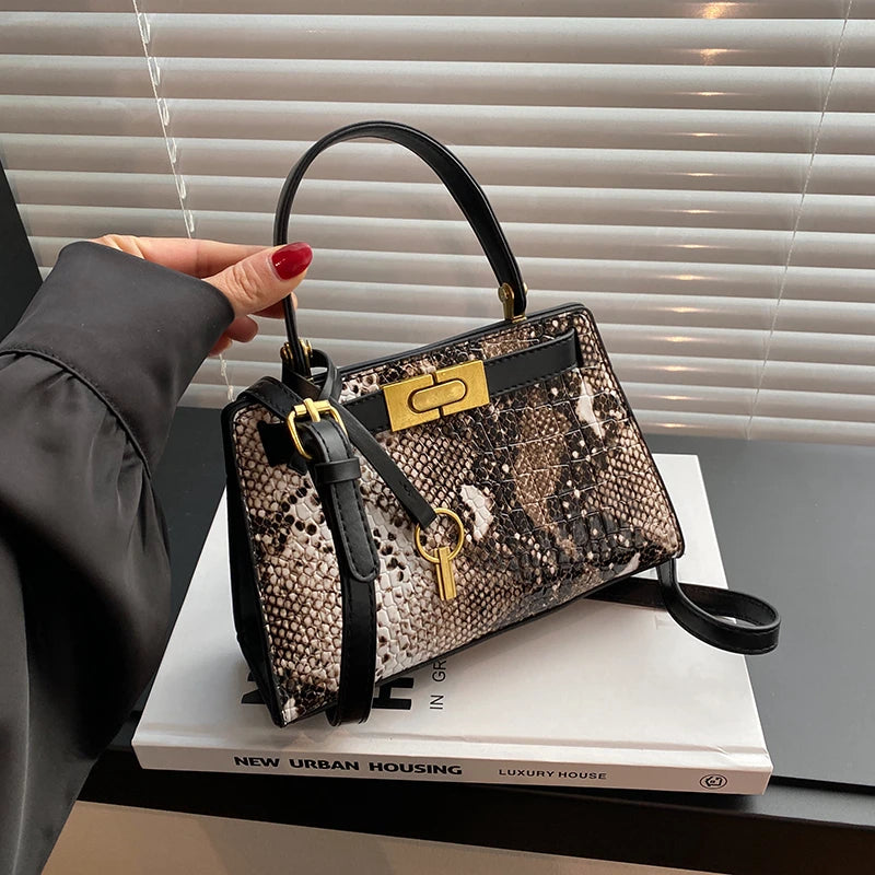 Valentina™- Chic Snake Pattern Purse