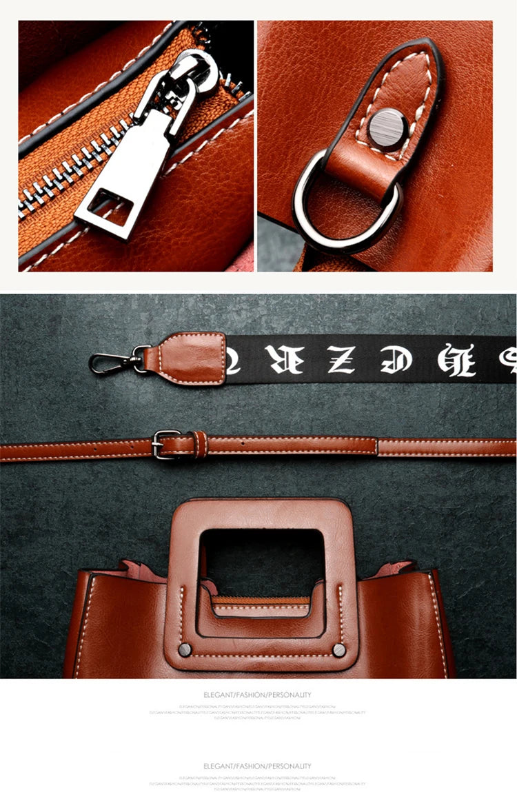 Chic Leather Crossbody Bag