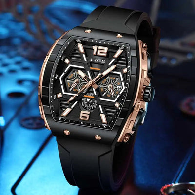 LIGE Men's Stylish Sports Watch